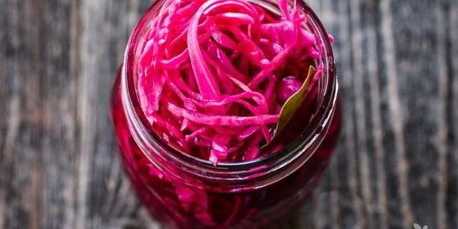 Рецепт краснокочанной капусты маринованной