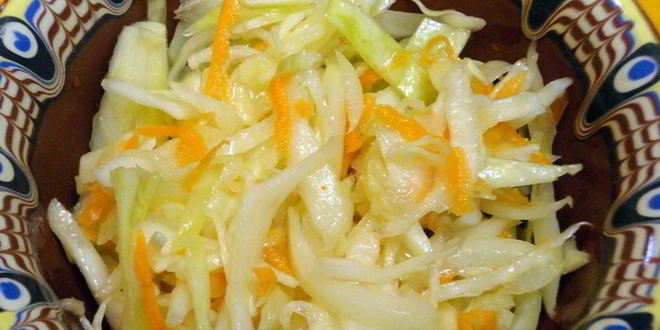 Рецепт маринованной капусты без лука