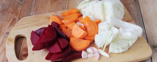 Шаг 1: маринованной капусты со свеклой на зиму