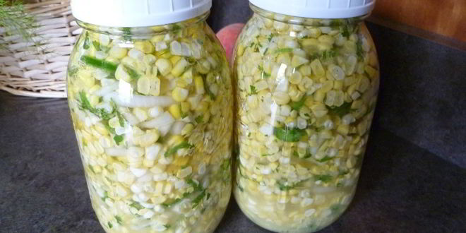 Рецепт маринованной кукурузы зернами