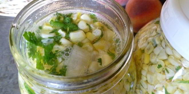 Рецепт маринованной кукурузы зернами