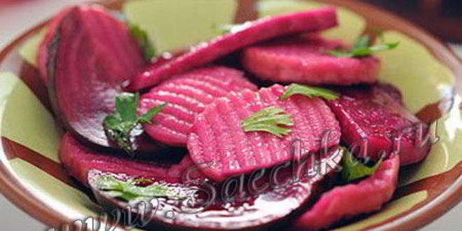 Рецепт маринованной репы