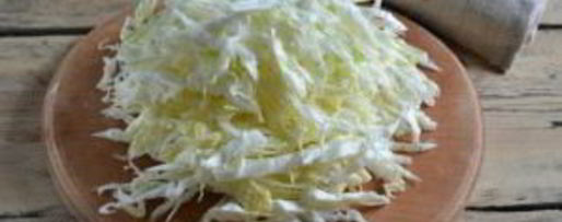 Шаг 1: маринованной сладкой капусты