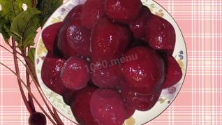 Рецепт Маринованной свеклы целиком на зиму