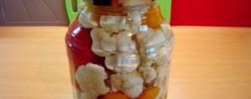 Шаг 1: маринованной цветной капусты на зиму в банках