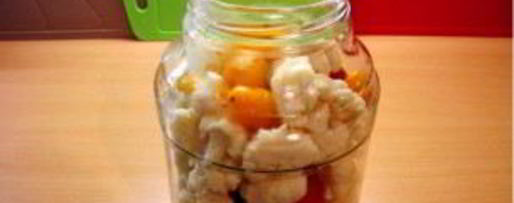 Шаг 2: маринованной цветной капусты на зиму в банках