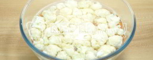 Шаг 3: маринованной цветной капусты с морковью