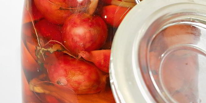 Рецепт маринованного редиса