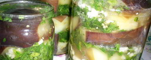 Шаг 3: маринованных баклажанов