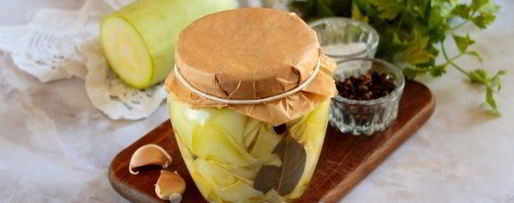 Шаг 8: маринованных кабачков слайсами на зиму