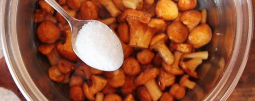 Шаг 1: маринованных лисичек