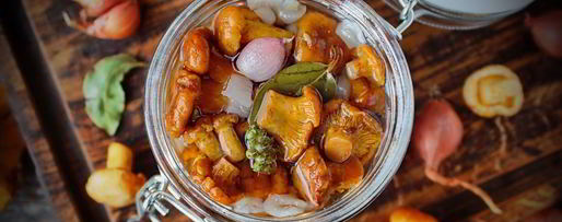 Шаг 6: маринованных лисичек