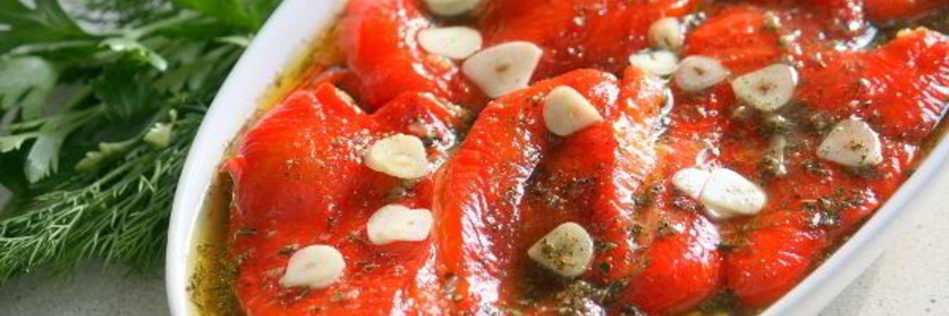 Рецепт Маринованных печеных перцев