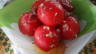 Рецепт Маринованных помидоров за 30 минут