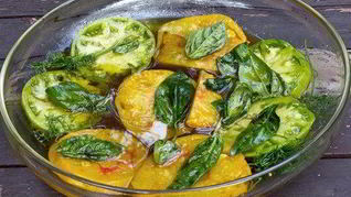 Рецепт Маринованных зеленых помидоров