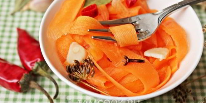 Рецепт моркови, маринованной ны зиму без стерилизации