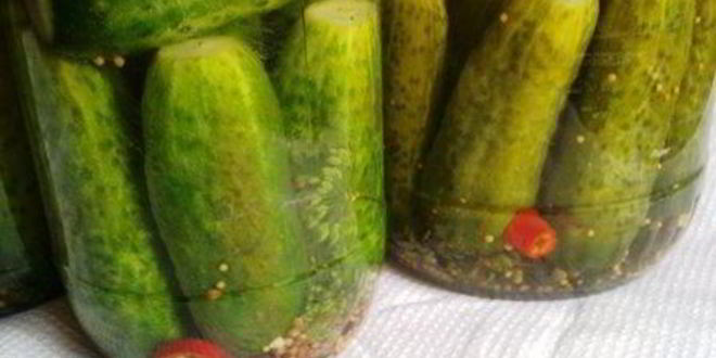 Рецепт огурцов маринованных на зиму