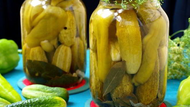Рецепт Огурцов маринованных с болгарским перцем