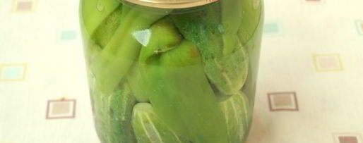 Шаг 3: огурцов маринованных с болгарским перцем