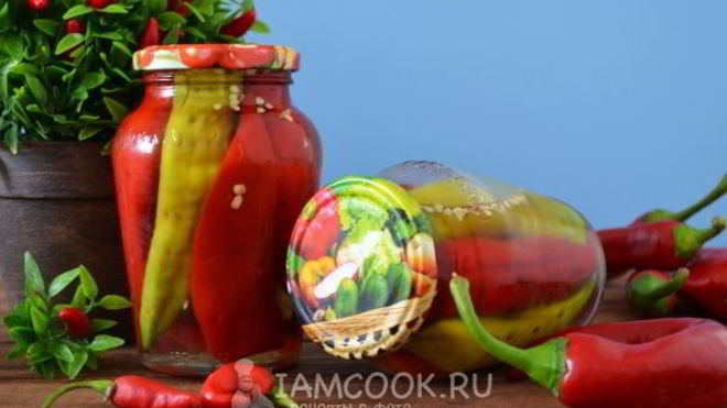 Рецепт Перца острого, маринованного холодным способом