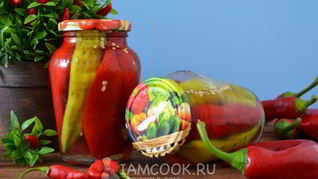 Рецепт Перца острого, маринованного холодным способом