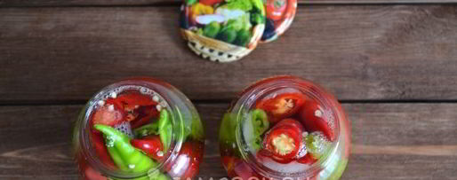 Шаг 5: перца острого, маринованного холодным способом