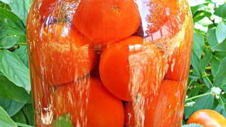 Рецепт Помидоров маринованных с листьями малины