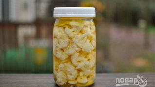 Рецепт Вкуснейшей маринованной цветной капусты
