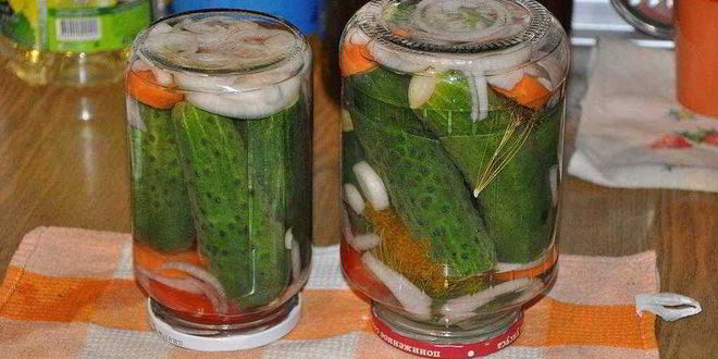 Рецепт огурцов с морковью на зиму