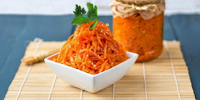 Рецепт острой моркови на зиму