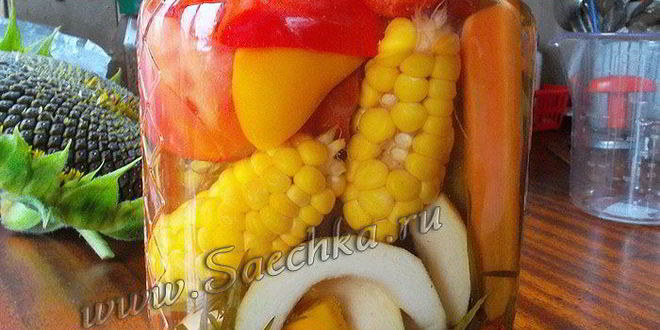 Рецепт овощного ассорти на зиму