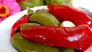 Рецепт Перца с чесноком на зиму