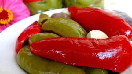 Рецепт Перца с чесноком на зиму