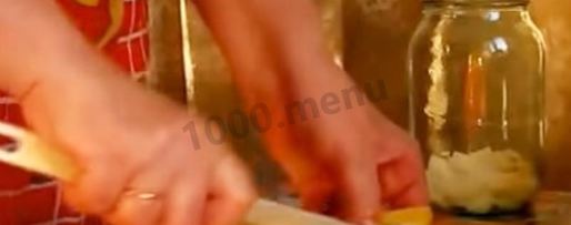 Шаг 1: перца с яблокамии на зиму