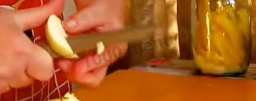 Шаг 2: перца с яблокамии на зиму