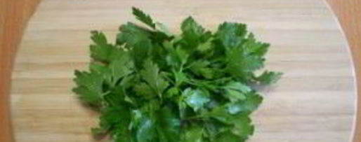 Шаг 1: петрушки на зиму