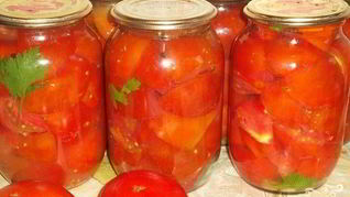 Рецепт Помидоров дольками на зиму