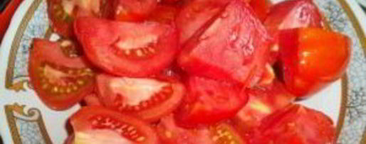 Шаг 1: помидоров дольками на зиму