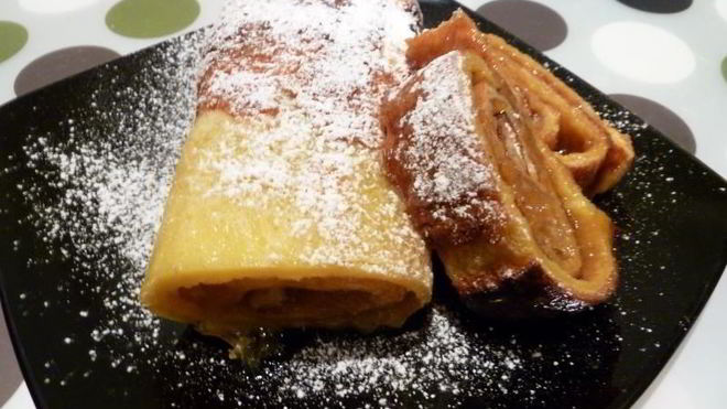 Рецепт Апельсинового рулета с повидлом