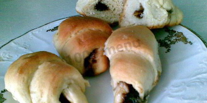 Рецепт булочек-пальчиков с повидлом