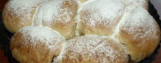 Шаг 11: булочек с яблочным повидлом