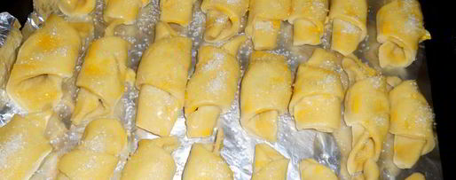 Шаг 2: круасан с повидлом