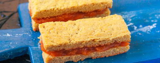 Шаг 10: песочной полоски с повидлом