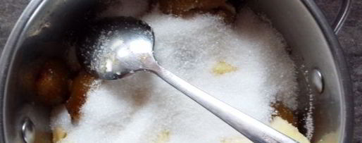 Шаг 7: повидла из слив и яблок на зиму