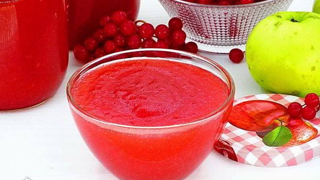 Рецепт Повидла из яблок и калины