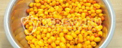 Шаг 3: повидла из яблок с облепихой