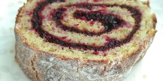 Рецепт рулета с яблочным повидлом