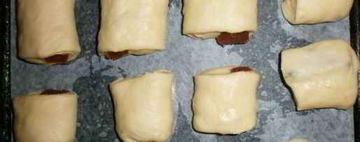 Шаг 12: слойки с повидлом