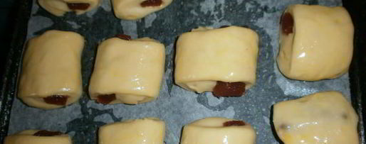 Шаг 13: слойки с повидлом