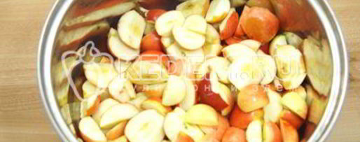 Шаг 2: яблочного повидла с малиной